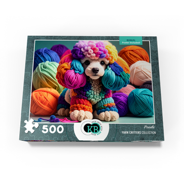 Poodle: Yarn Critters Collection 500 Jigsaw Puzzle box view3