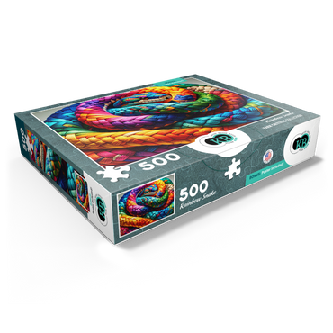Rainbow Snake: Yarn Critters Collection 500 Jigsaw Puzzle box view1