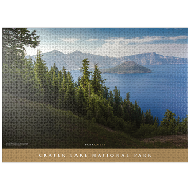 puzzleplate Crater Lake National Park: Rim Village Promenade 1000 Jigsaw Puzzle