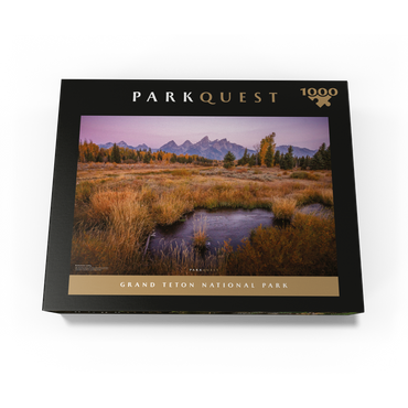 Grand Teton National Park: Schwabacher Landing 1000 Jigsaw Puzzle box view3