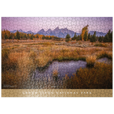 puzzleplate Schwabacher Landing - Grand Teton National Park 500 Jigsaw Puzzle