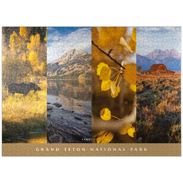 puzzleplate Sights of Grand Teton National Park: Autumn 1000 Jigsaw Puzzle