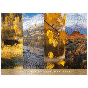 puzzleplate Sights of Grand Teton National Park: Autumn 500 Jigsaw Puzzle