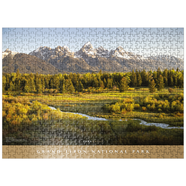puzzleplate Grand Teton National Park: Blacktail Ponds 500 Jigsaw Puzzle