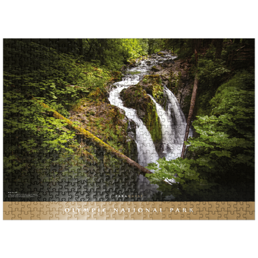 puzzleplate Olympic National Park: Sol Duc Falls 500 Jigsaw Puzzle