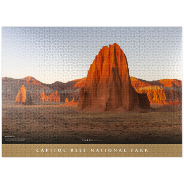 puzzleplate Capitol Reef National Park: Temple of the Sun 1000 Jigsaw Puzzle