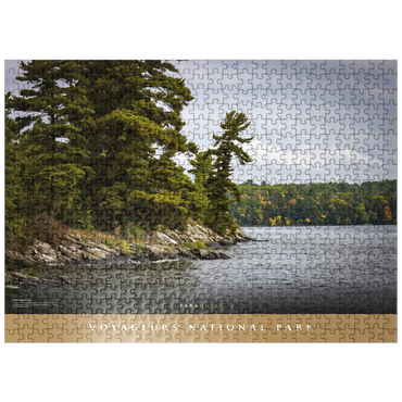 puzzleplate Voyageurs National Park: Kabetogama Lake 500 Jigsaw Puzzle