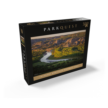 Theodore Roosevelt National Park: River Bend Overlook 500 Jigsaw Puzzle box view2