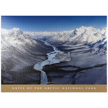 puzzleplate Gates of the Arctic National Park: The Gates 1000 Jigsaw Puzzle
