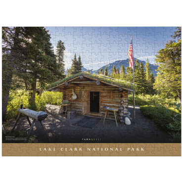puzzleplate Lake Clark National Park: Proenneke's Cabin 300 Jigsaw Puzzle