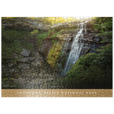 puzzleplate Cuyahoga Valley National Park: Brandywine Falls 500 Jigsaw Puzzle