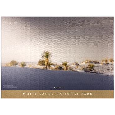 puzzleplate White Sands National Park: Backcountry Camping Loop Trail 1000 Jigsaw Puzzle