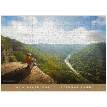 puzzleplate Diamond Point Overlook - New River Gorge National Park 300 Jigsaw Puzzle