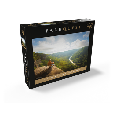 New River Gorge National Park: Diamond Point Overlook 500 Jigsaw Puzzle box view2