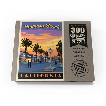 Hermosa Beach Pier Sunset Charm, California 300 Jigsaw Puzzle box view3