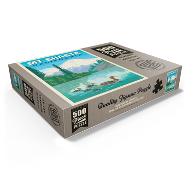 Mount Shasta Duck Lake Serenity, California 500 Jigsaw Puzzle box view1