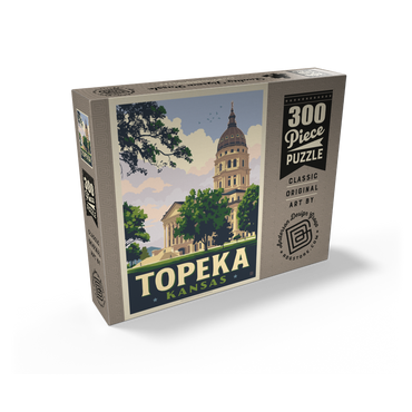 Topeka Kansas Capitol Classic Charm 300 Jigsaw Puzzle box view2