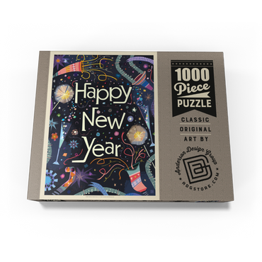 Happy New Year Celebration Sparkle 1000 Jigsaw Puzzle box view3