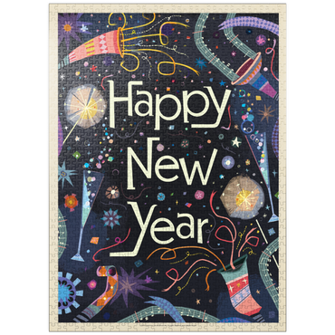puzzleplate Happy New Year Celebration Sparkle 1000 Jigsaw Puzzle