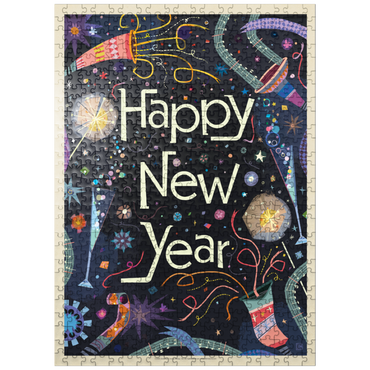 puzzleplate Happy New Year Celebration Sparkle 500 Jigsaw Puzzle