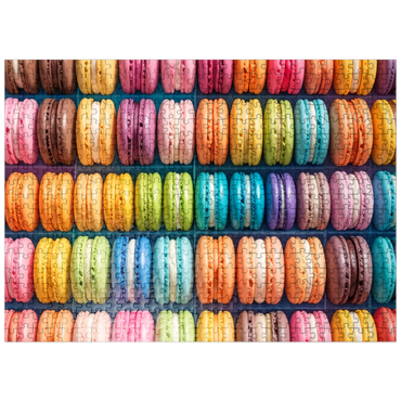 puzzleplate Colorful Baked Macarons 500 Jigsaw Puzzle
