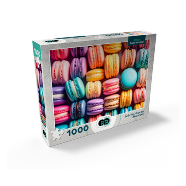 Assorted Colorful Macarons 1000 Jigsaw Puzzle box view2