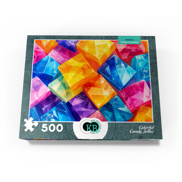 Colorful Candy Jellies 500 Jigsaw Puzzle box view3