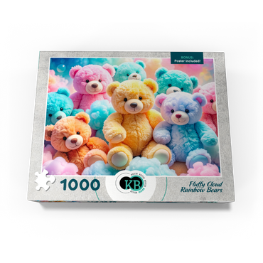 Fluffy Cloud Rainbow Bears 1000 Jigsaw Puzzle box view3