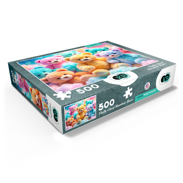 Fluffy Cloud Rainbow Bears 500 Jigsaw Puzzle box view1