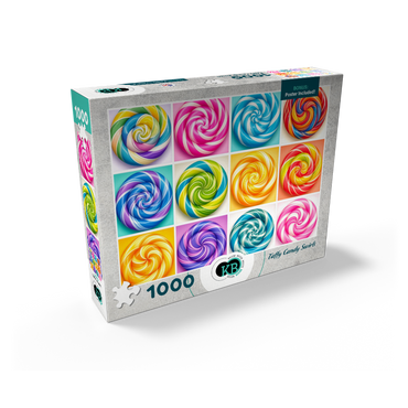 Taffy Candy Peppermint Swirls 1000 Jigsaw Puzzle box view2