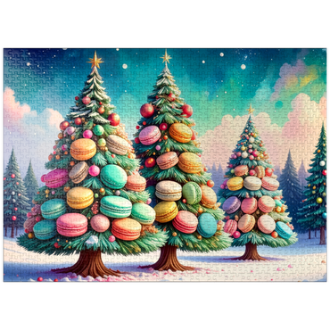 puzzleplate Magical Macarons Christmas Wonderland 1000 Jigsaw Puzzle