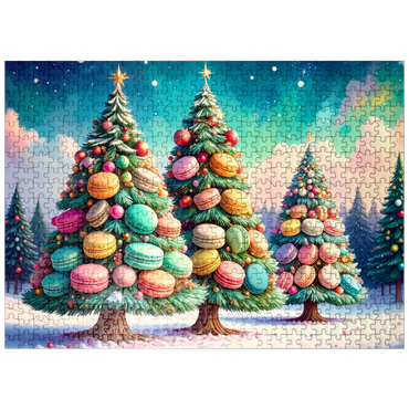 puzzleplate Magical Macarons Christmas Wonderland 500 Jigsaw Puzzle