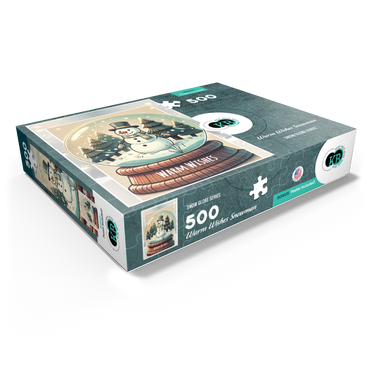 Warm Wishes Snowman 500 Jigsaw Puzzle box view1