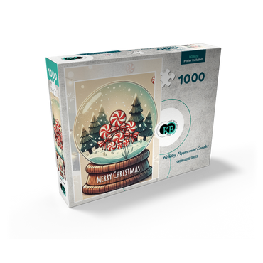 Holiday Peppermint Candies 1000 Jigsaw Puzzle box view2