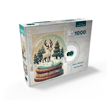 Winter Reindeer 1000 Jigsaw Puzzle box view2