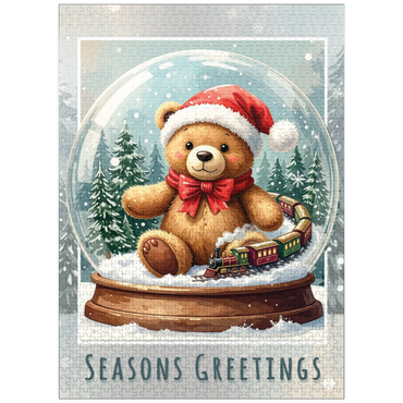 puzzleplate Beary Train Wonderland 1000 Jigsaw Puzzle