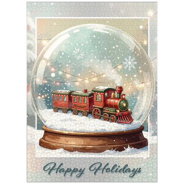 puzzleplate Train to Christmastown 1000 Jigsaw Puzzle