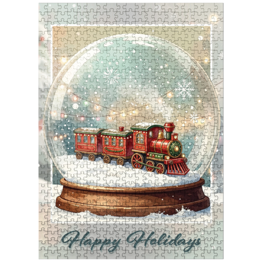 puzzleplate Train to Christmastown 500 Jigsaw Puzzle