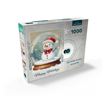 Jolly Holiday Snowman 1000 Jigsaw Puzzle box view2