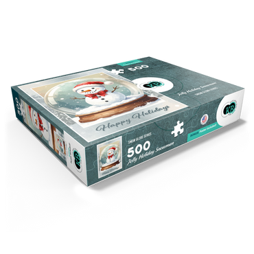 Jolly Holiday Snowman 500 Jigsaw Puzzle box view1