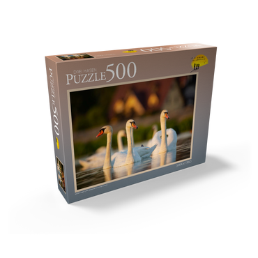 Swan Trio 500 Jigsaw Puzzle box view1
