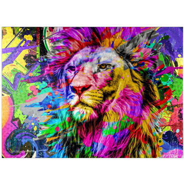 puzzleplate Fantastic lion 1000 Jigsaw Puzzle