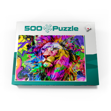 Fantastic lion 500 Jigsaw Puzzle box view1