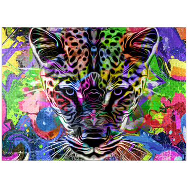 puzzleplate Fantastic leopard 1000 Jigsaw Puzzle