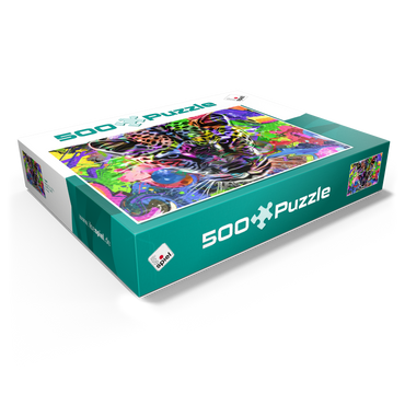 Fantastic leopard 500 Jigsaw Puzzle box view1