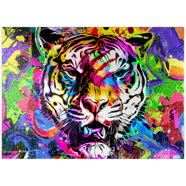 puzzleplate Fantastic tiger 1000 Jigsaw Puzzle