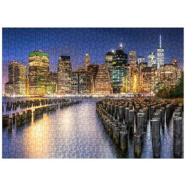 puzzleplate New York skyline 500 Jigsaw Puzzle