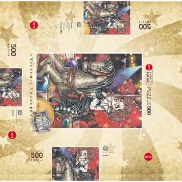 Carousel - Victoria Francés - Misty Circus 500 Jigsaw Puzzle box 3D Modell