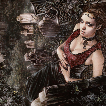 Midnight - Victoria Francés - Favole 1000 Jigsaw Puzzle 3D Modell