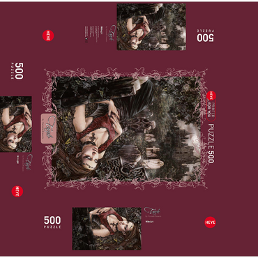 Midnight - Victoria Francés - Favole 500 Jigsaw Puzzle box 3D Modell